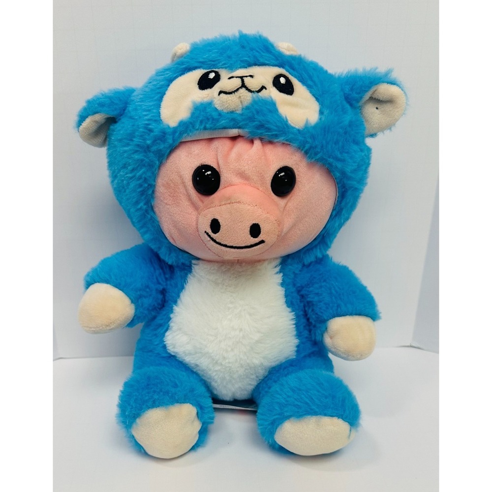 Peek-A-Boo Toys Wooley The Pig Disguisimals Blue Lamb 9.5" Stuffed Plush Toy